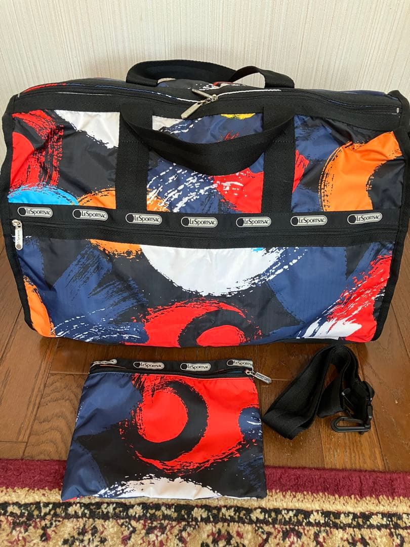 クリスマスローズ　レスポートサック　新品未使用　ボストン50