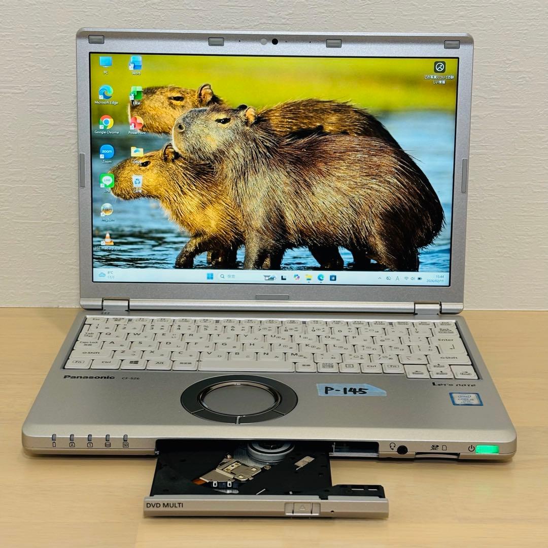 レッツノート PC Windows11 SSD DVD オフィス付き P-145