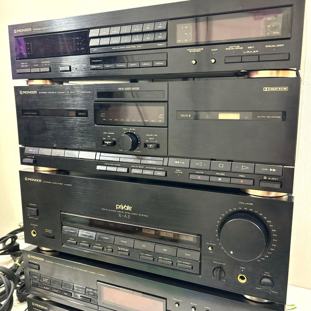 Pioneer コンポ　 X-A5 CD カセット　現状品　通電確認のみ