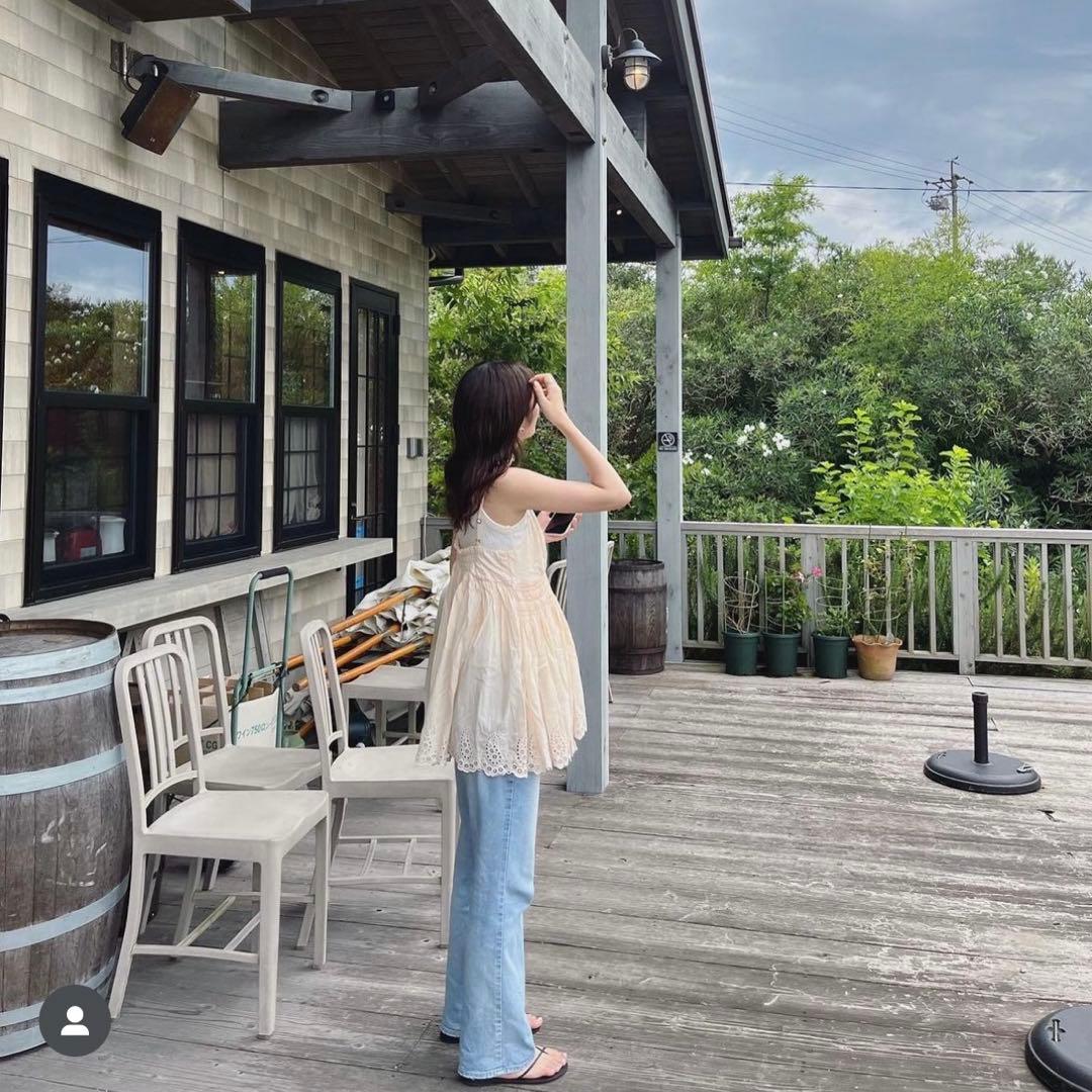 crinkle crinkle crinkle▪️キャミソールブラウス