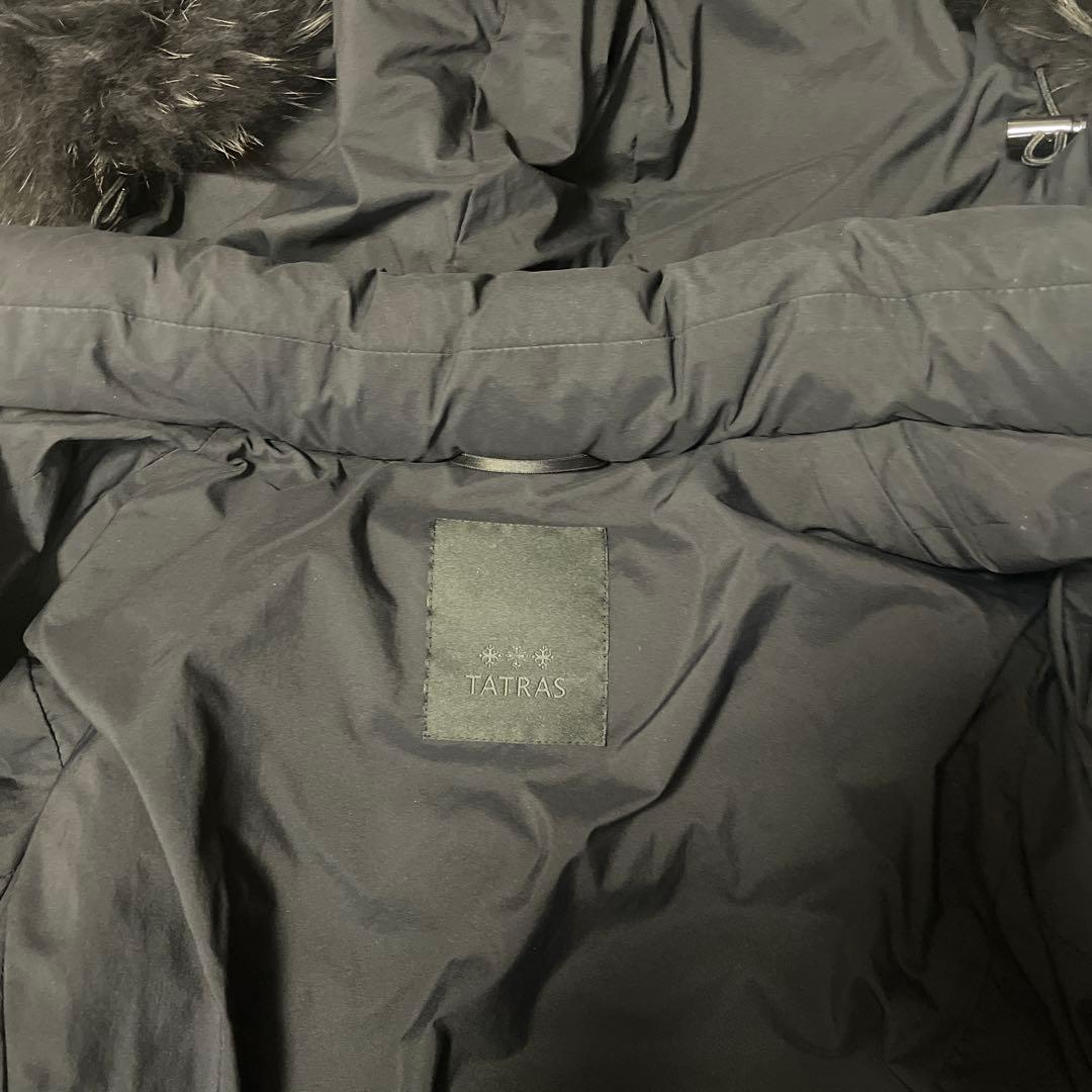 TATRAS 黒 ダウンジャケット ファー付き