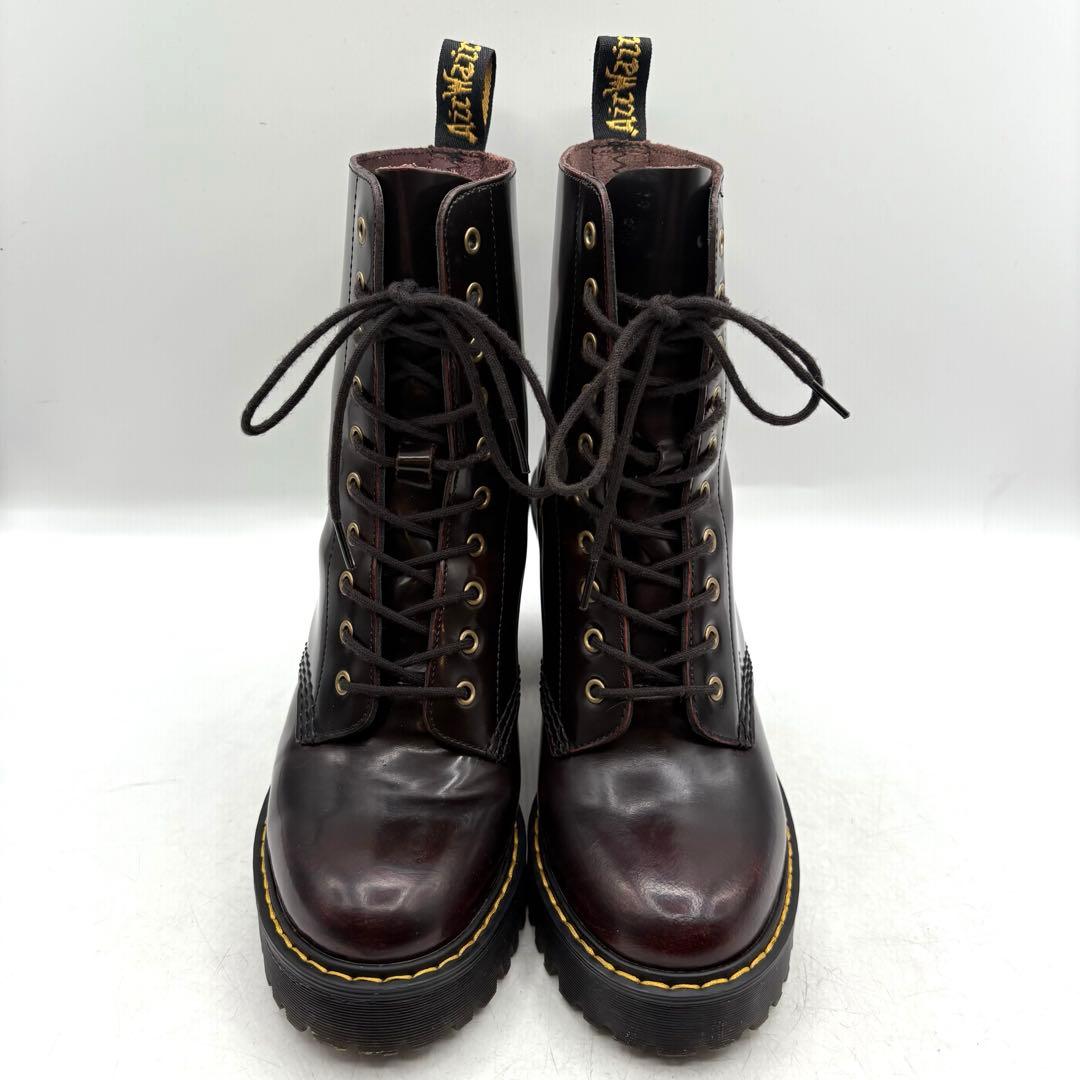 希少✨ ドクターマーチン KENDRA 厚底 【UK4】 バーガンディ レザー