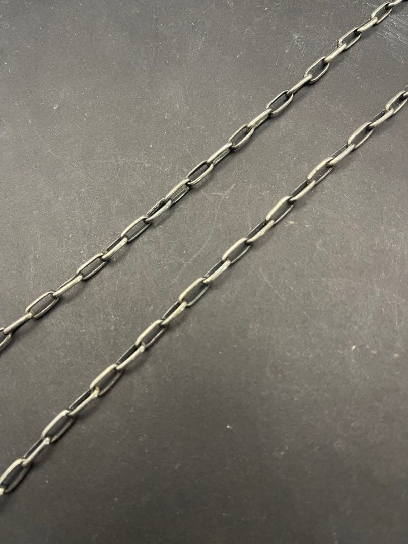 シルバー925製　ハンドメイド　ナバホチェーン　ビンテージ　約54cm