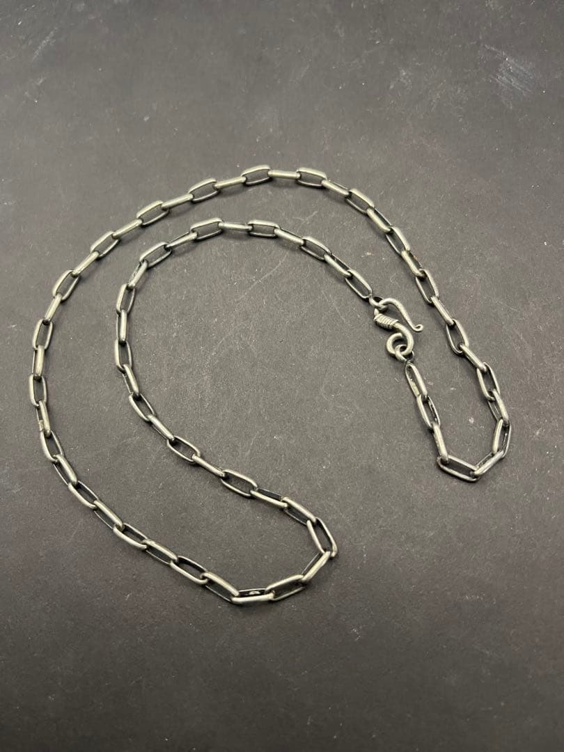 シルバー925製　ハンドメイド　ナバホチェーン　ビンテージ　約54cm