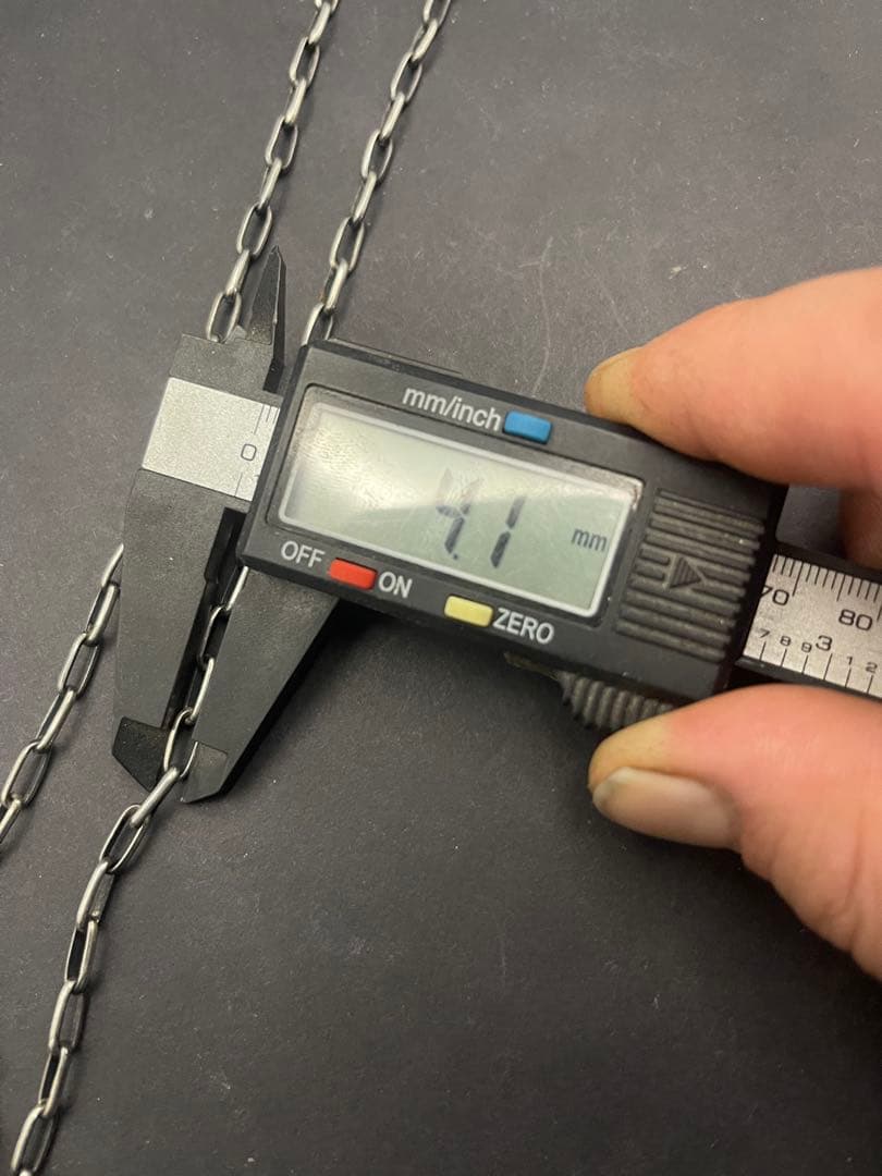 シルバー925製　ハンドメイド　ナバホチェーン　ビンテージ　約54cm