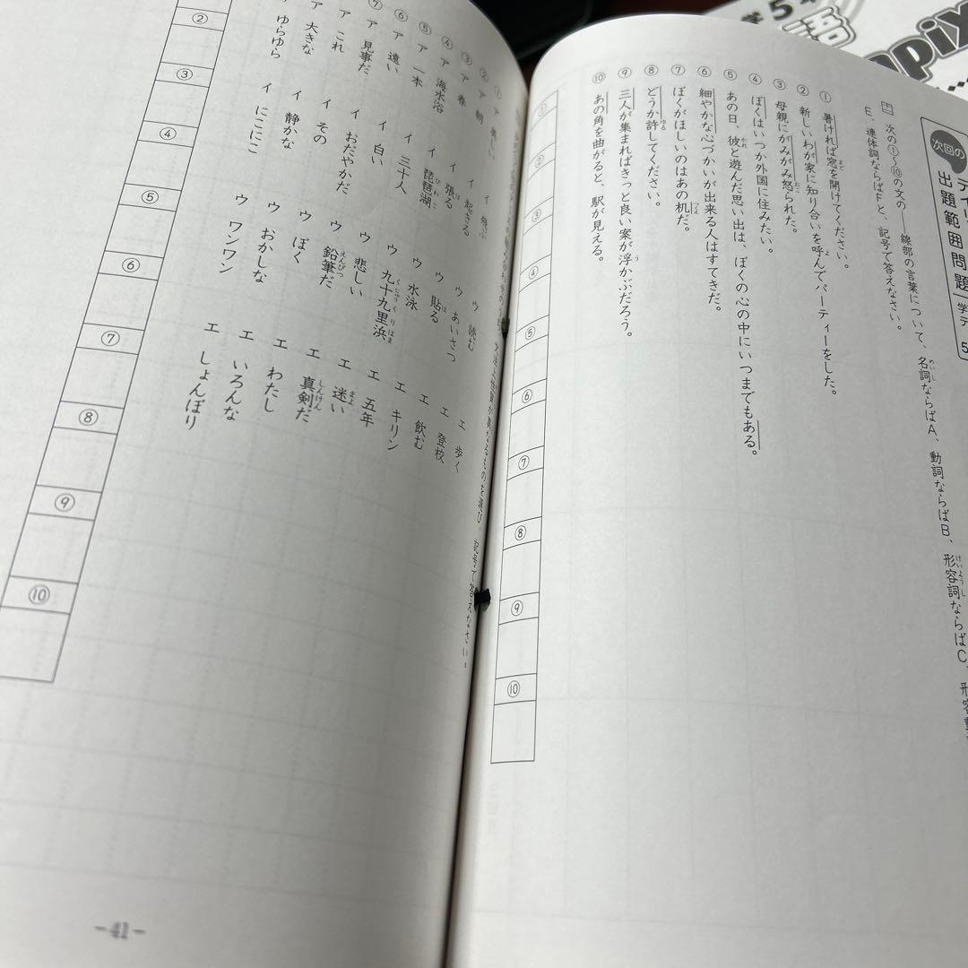 ⑲AAA サピックス　SAPIX 5年　国語Aテキスト　基礎と実戦