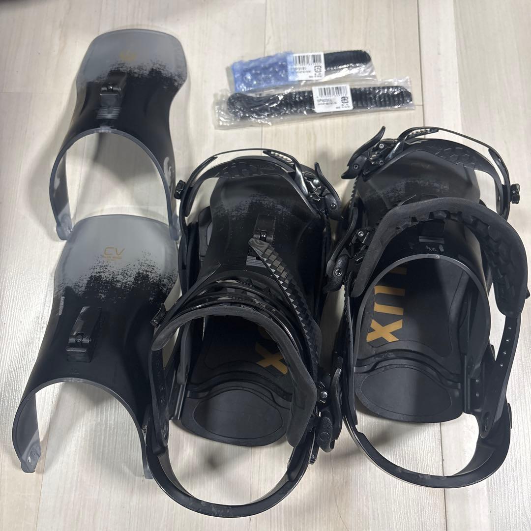 Flux cv スノーボード ビンディング ブラック