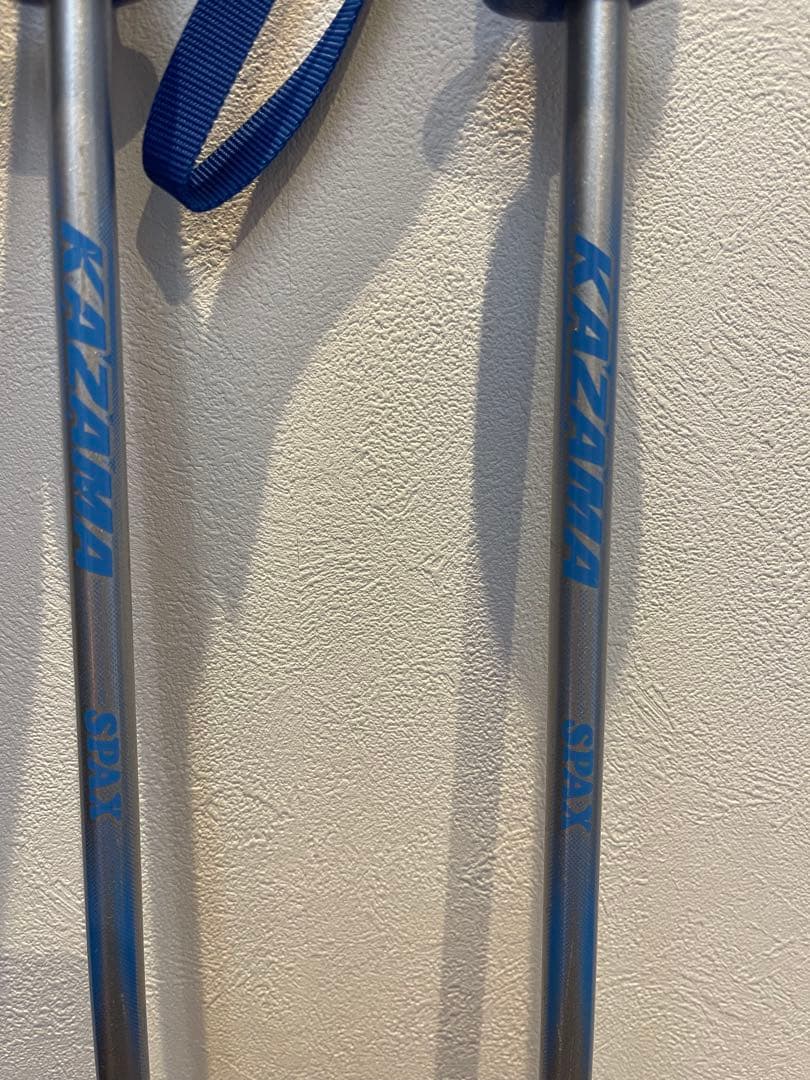 KAZAMA 子供用　スキー板120㎝ ブーツ ストック セット ブルー　キッズ