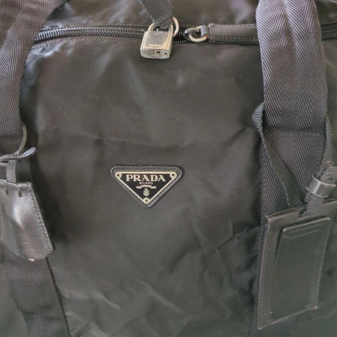 PRADA ボストンバッグ ブラック ナイロン