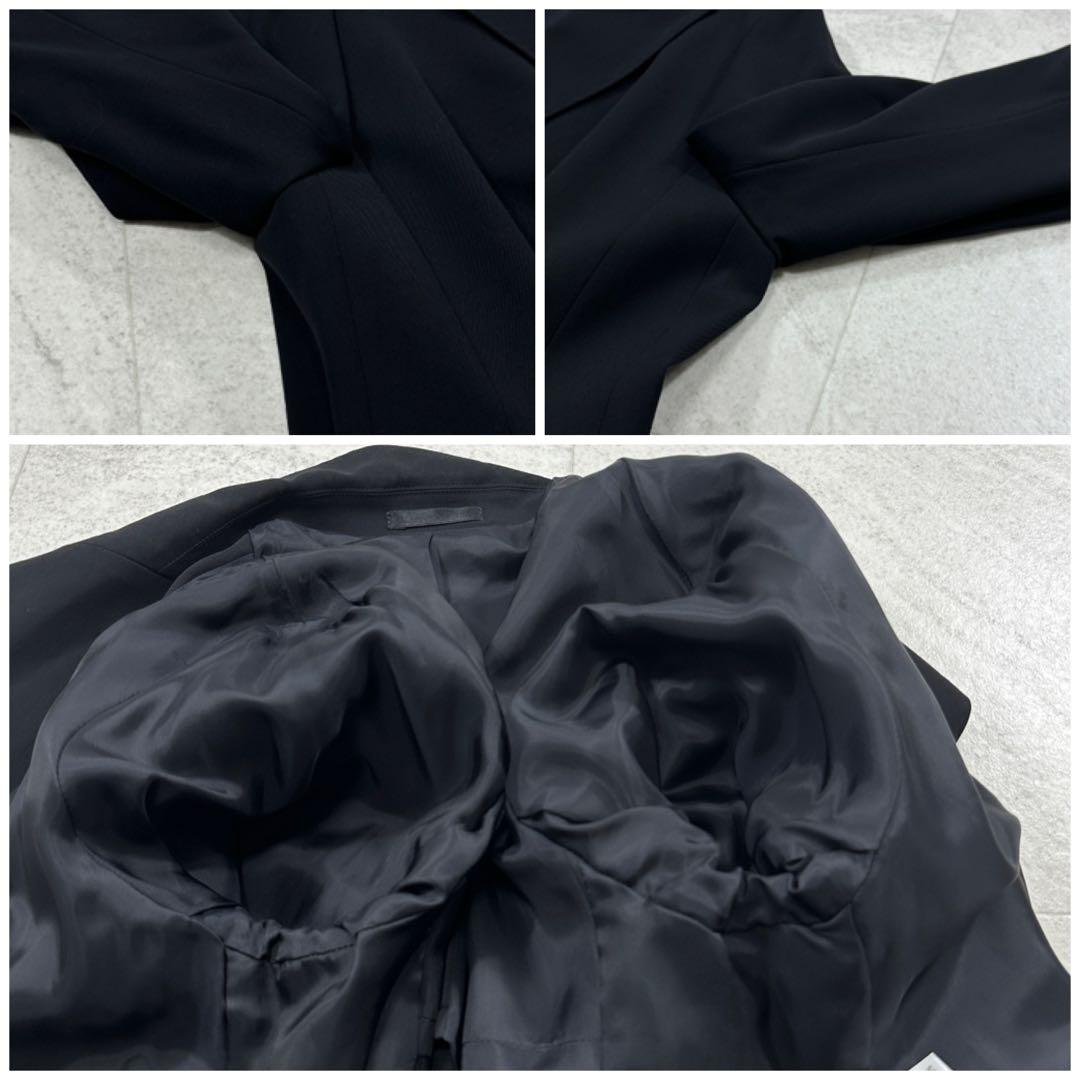 美品 大きいサイズ【バーバリーロンドン】セットアップ スーツ ロゴボタン 黒