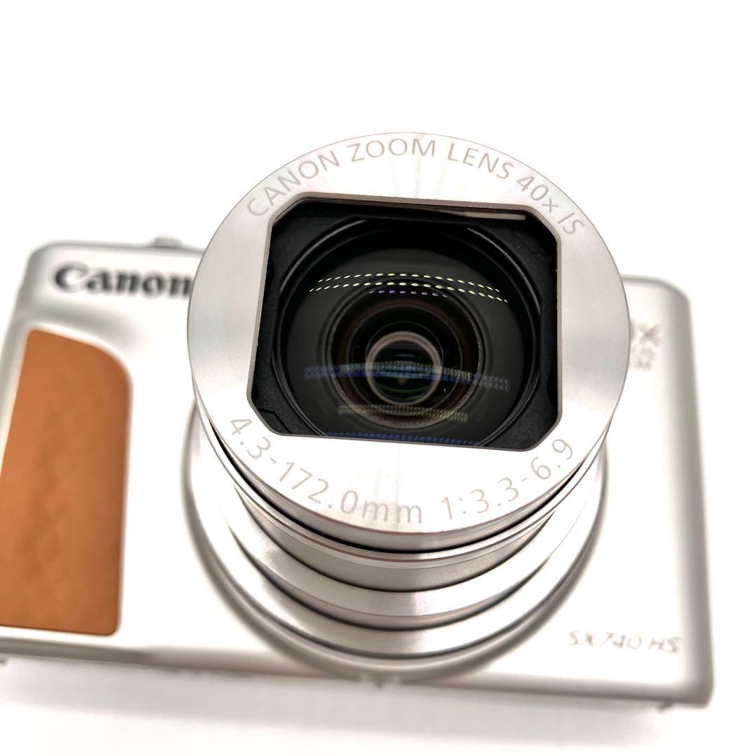 美品Wi-Fi対応♪ Canon PowerShot SX740 HS シルバー