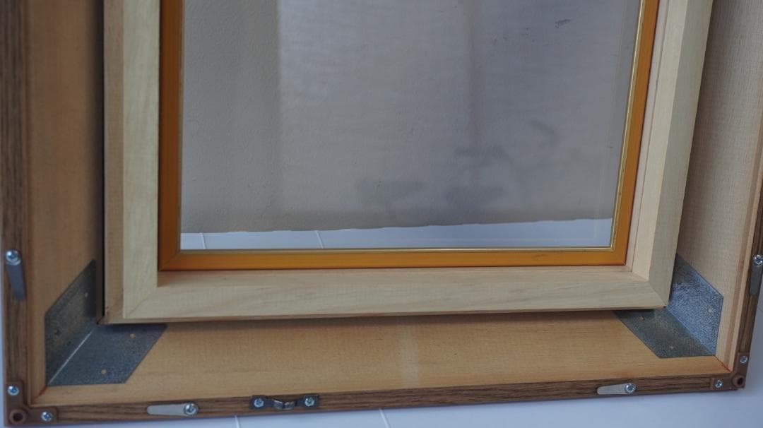 油絵 風景 F3号 仲田 嵩 絵画 静物画 額縁 ガラス付き【美品】