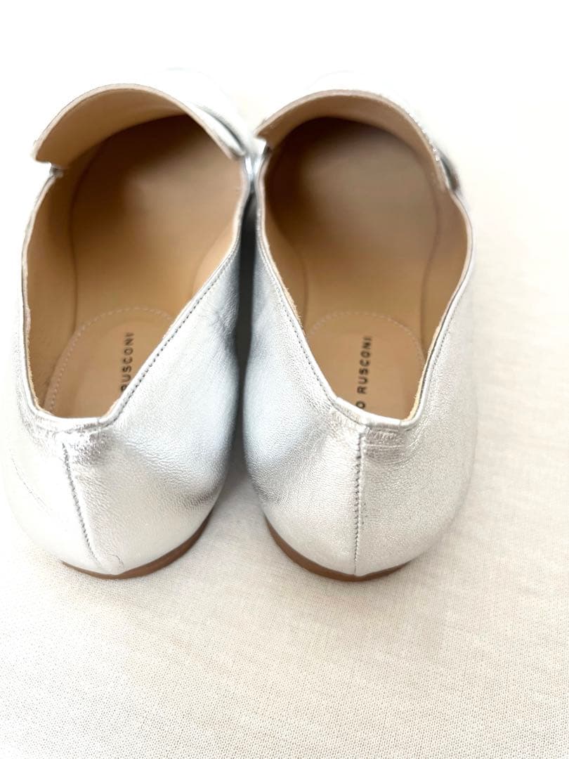 ファビオルスコー二 レザーフラットシューズ ローファー 36