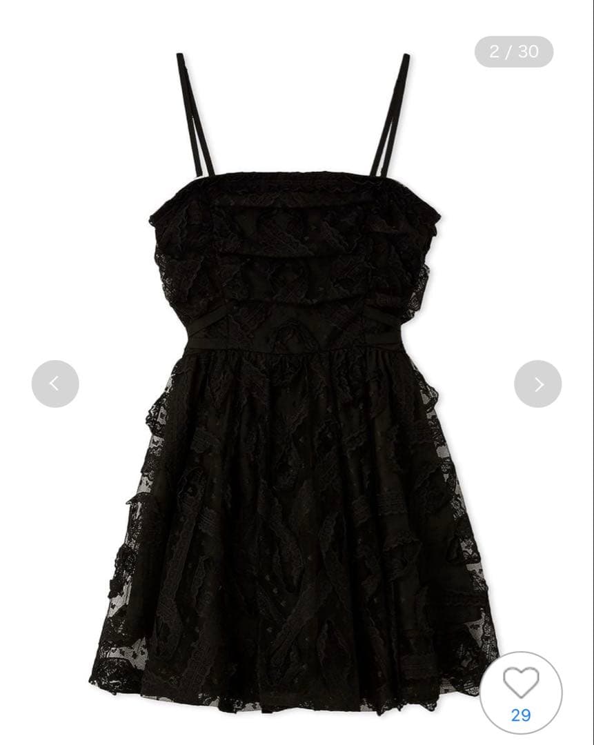 タグ付き SNIDEL チュールぺプラムブラウス BLK