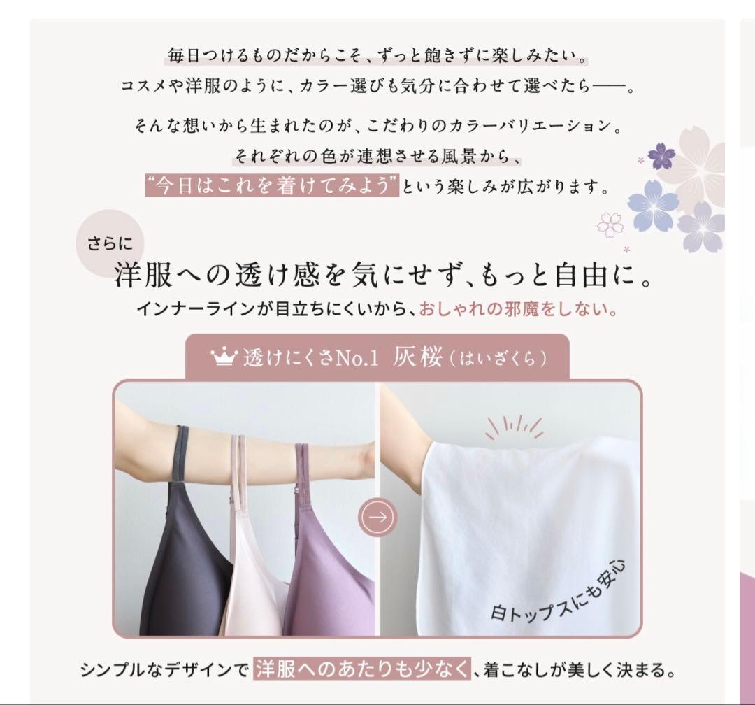 もちフィットブラジャー LLサイズ 3枚セット