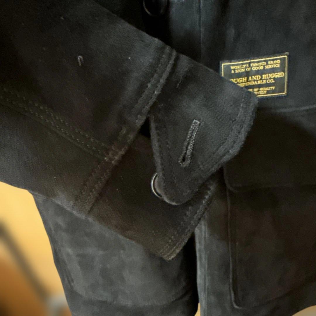 rough and rugged レザーコート