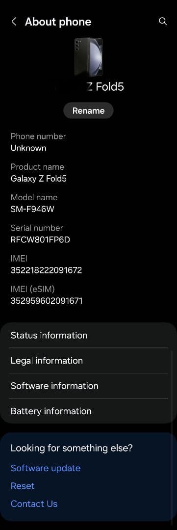 Galaxy Z Fold 5 本体のみ　256GB　グローバル版