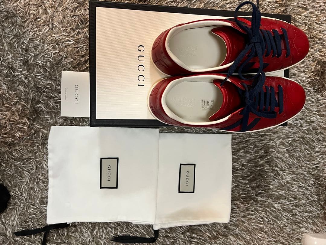 グッチ　美品　スニーカー　エース 26cm 7 1/2