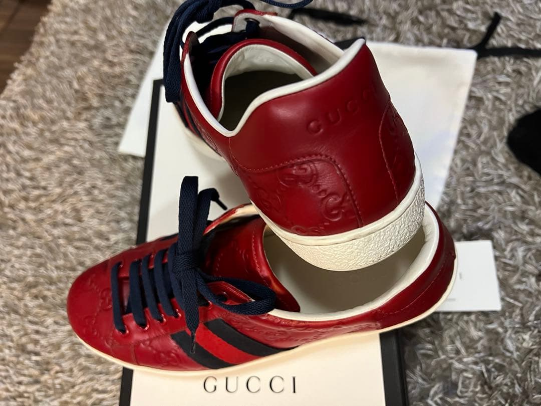 グッチ　美品　スニーカー　エース 26cm 7 1/2