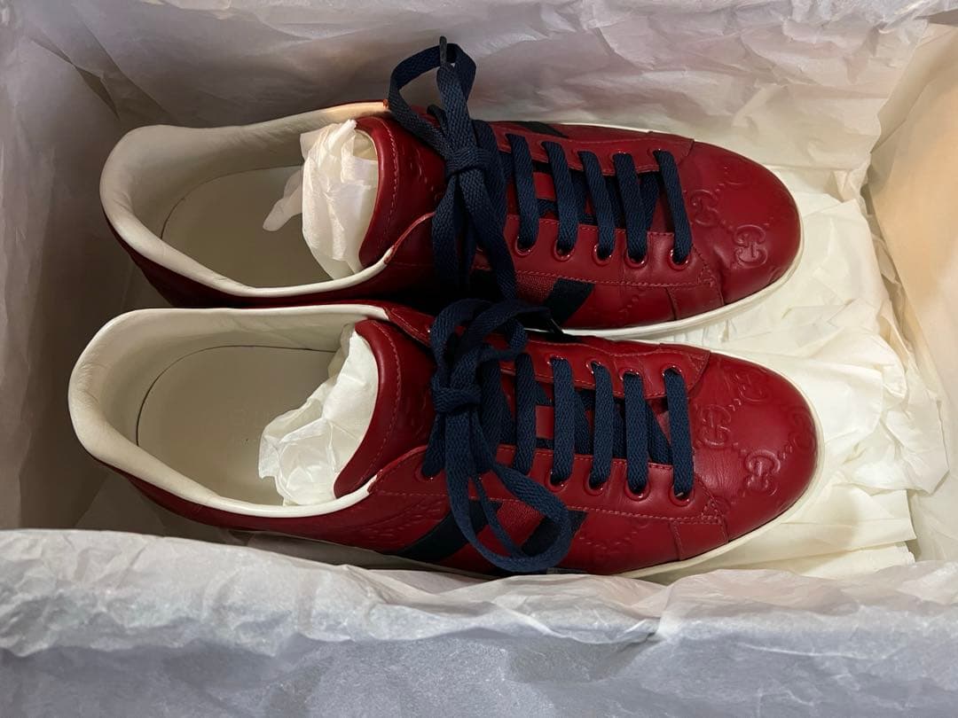 グッチ　美品　スニーカー　エース 26cm 7 1/2