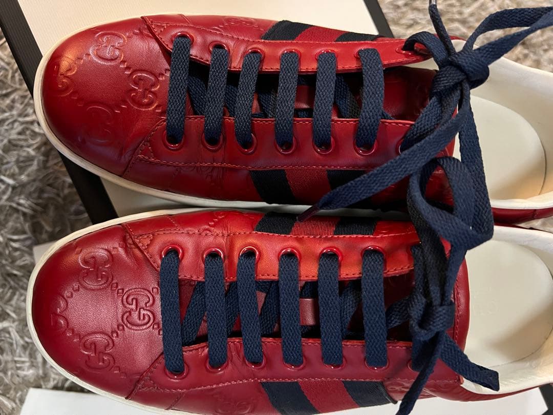 グッチ　美品　スニーカー　エース 26cm 7 1/2