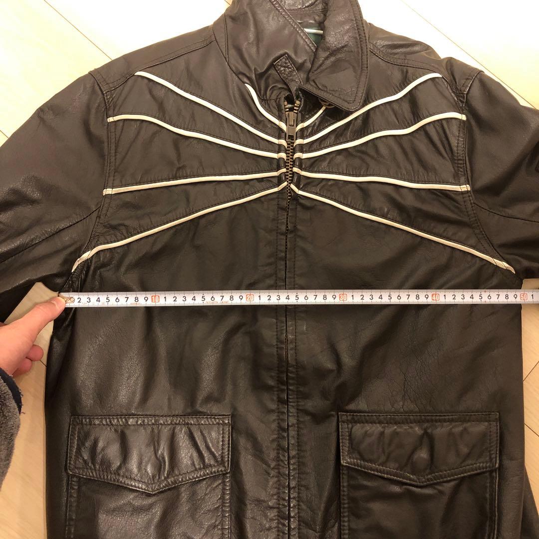 PUNK DRUNKERS レザージャケット XL