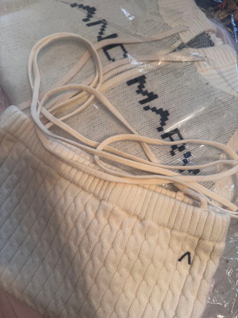 トップス ANDMARY Jeniffer knit hoodie set