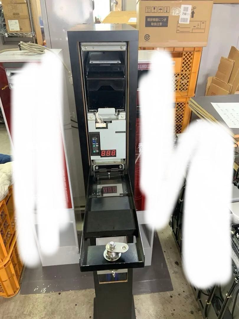 両替機　1000円→100円×10枚　中古架台付　領収書OK