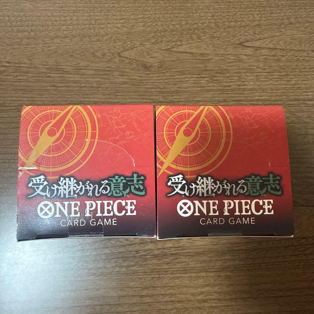 【未開封2BOX】ワンピース　カードゲーム 受け継がれる意志　テープ有り