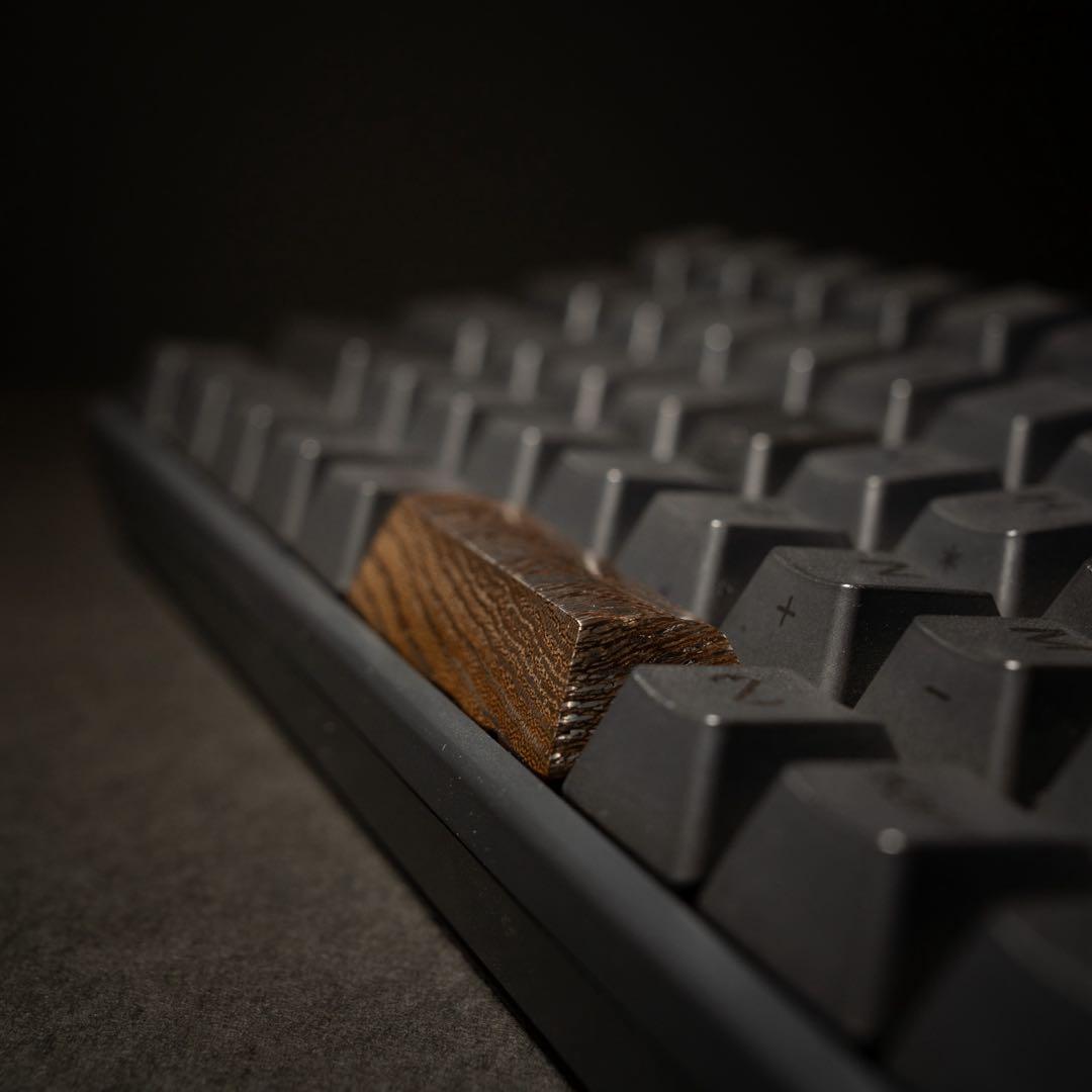 HHKB REALFORCE メタルウッドキーキャップ　JIS SPACE