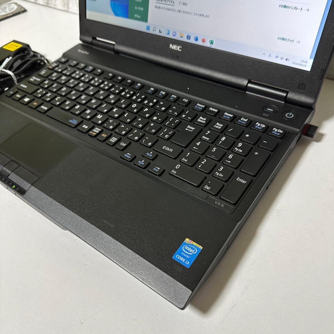NEC VersaProノートパソコンSSD Windows11Pro オフィス