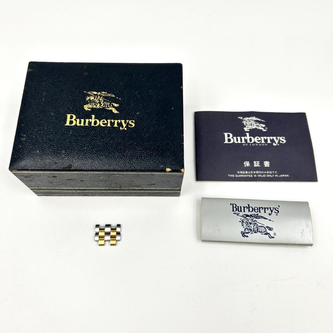 稼動品 バーバリー Burberrys 紳士腕時計 QZ 4620-E64197