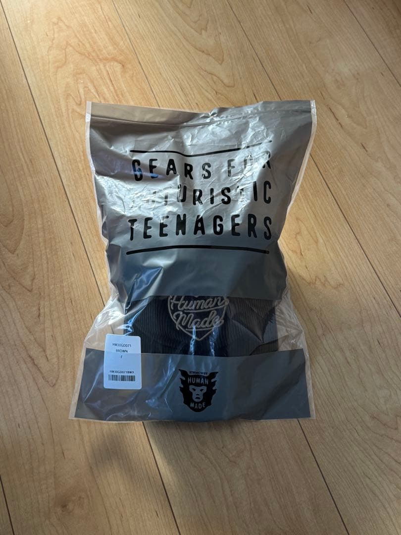 【新品未使用】HUMAN MADE ロゴキャップ　ブラウン