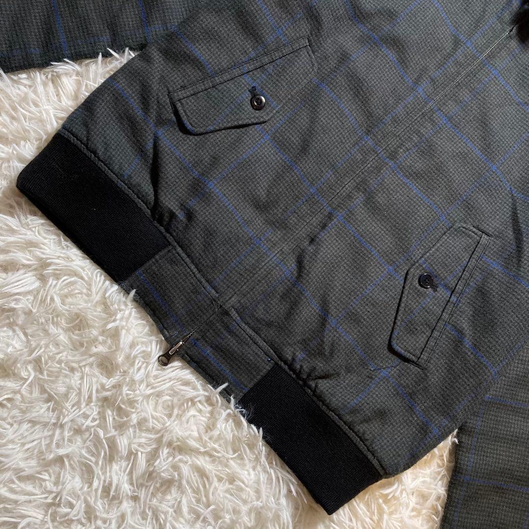 極美品 フレッドペリー リバーシブル ハリントンジャケット　キルティング 千鳥柄
