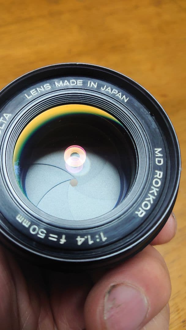 ミノルタ XD Black body MD Rokkor 50mm F1.4