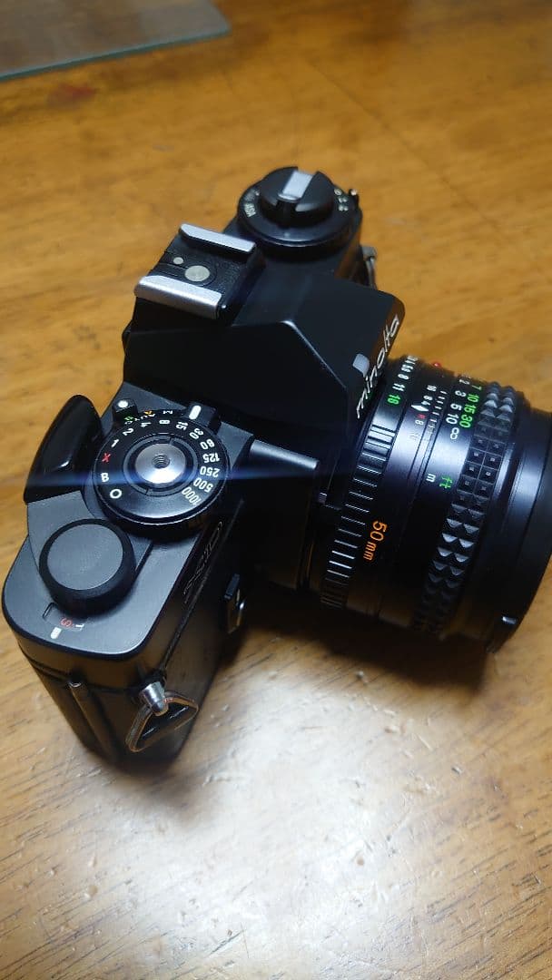 ミノルタ XD Black body MD Rokkor 50mm F1.4