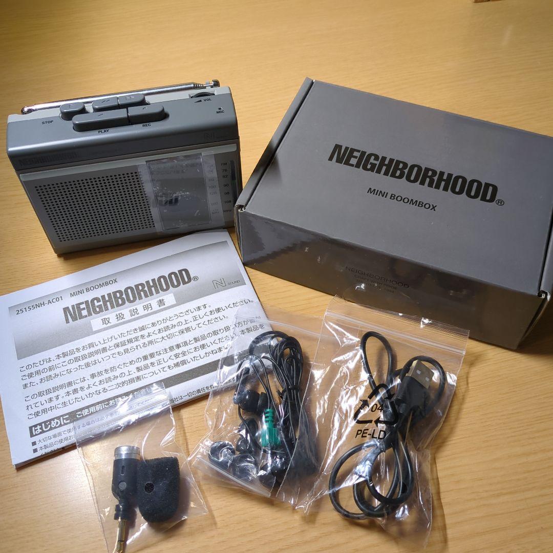 新品・未使用　NEIGHBORHOOD MINI BOOMBOX　ラジカセ