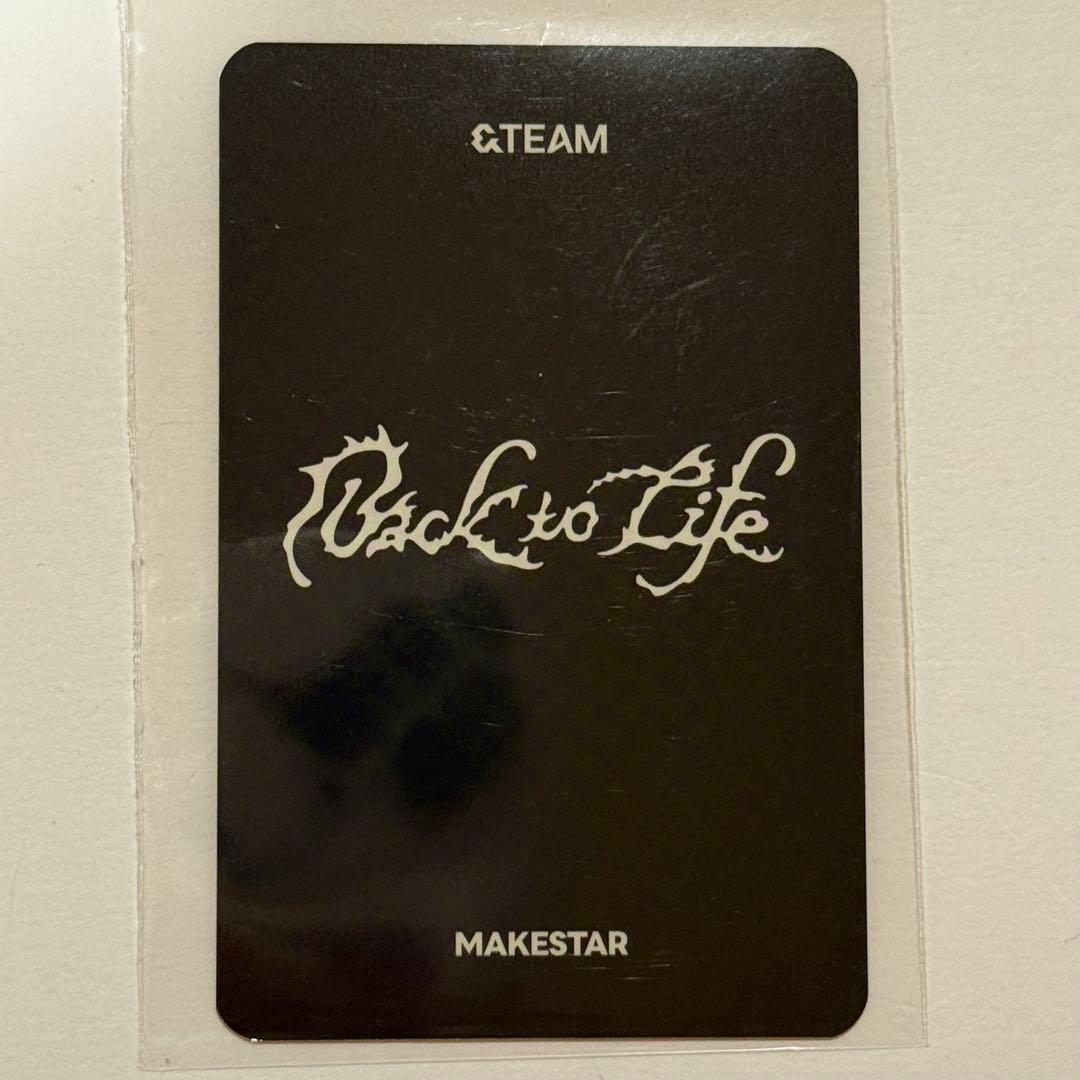 タレントカード &TEAM Back to Life makestar K