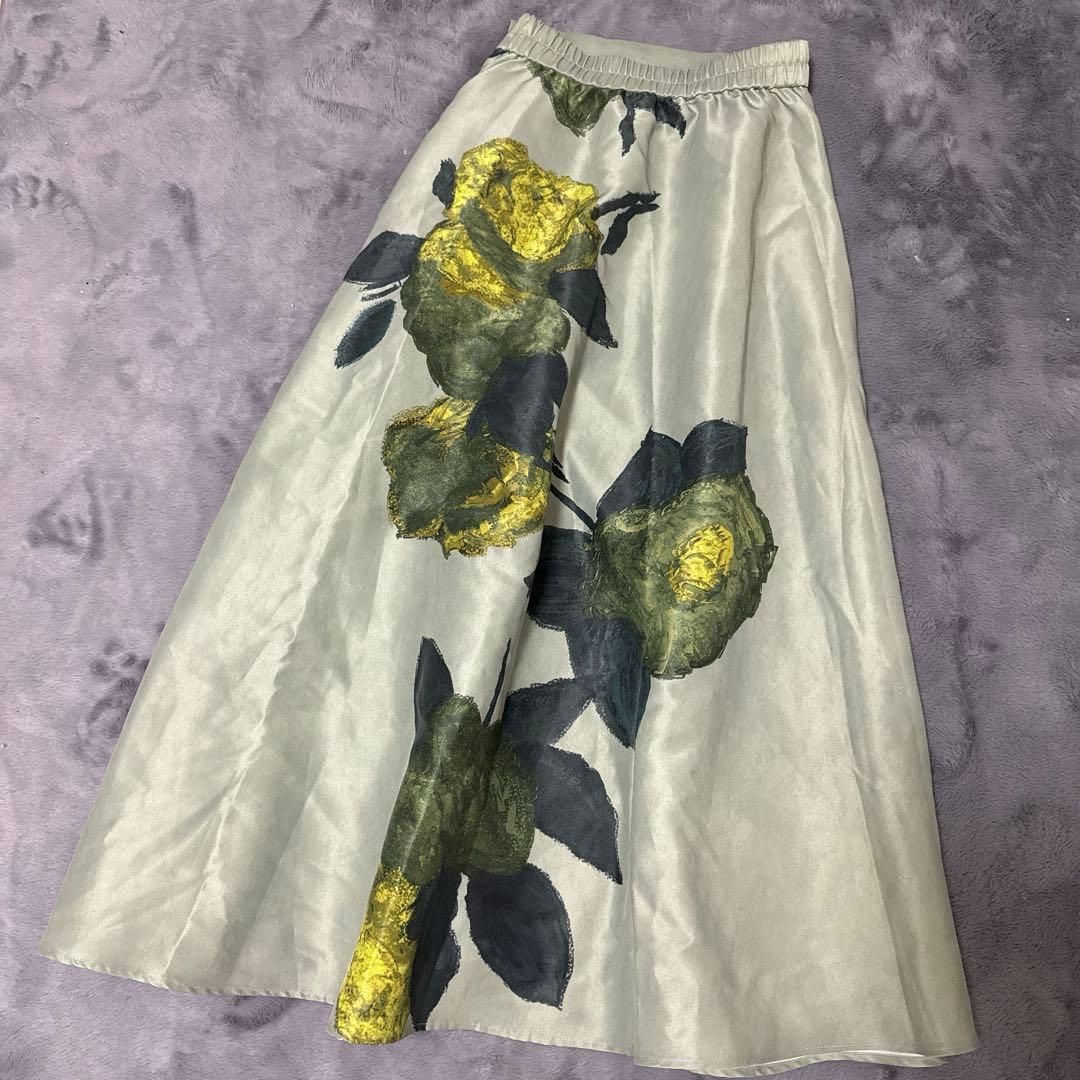 スカート Ameri ELLIE ASYMMETRY PLEATS SKIRT