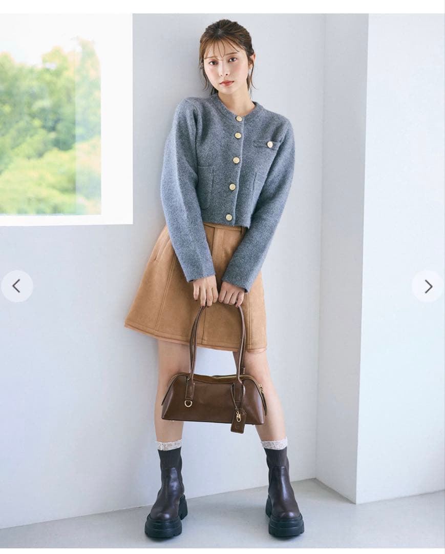 新品未使用☆サイドゴアブーツ 厚底 Mサイズ