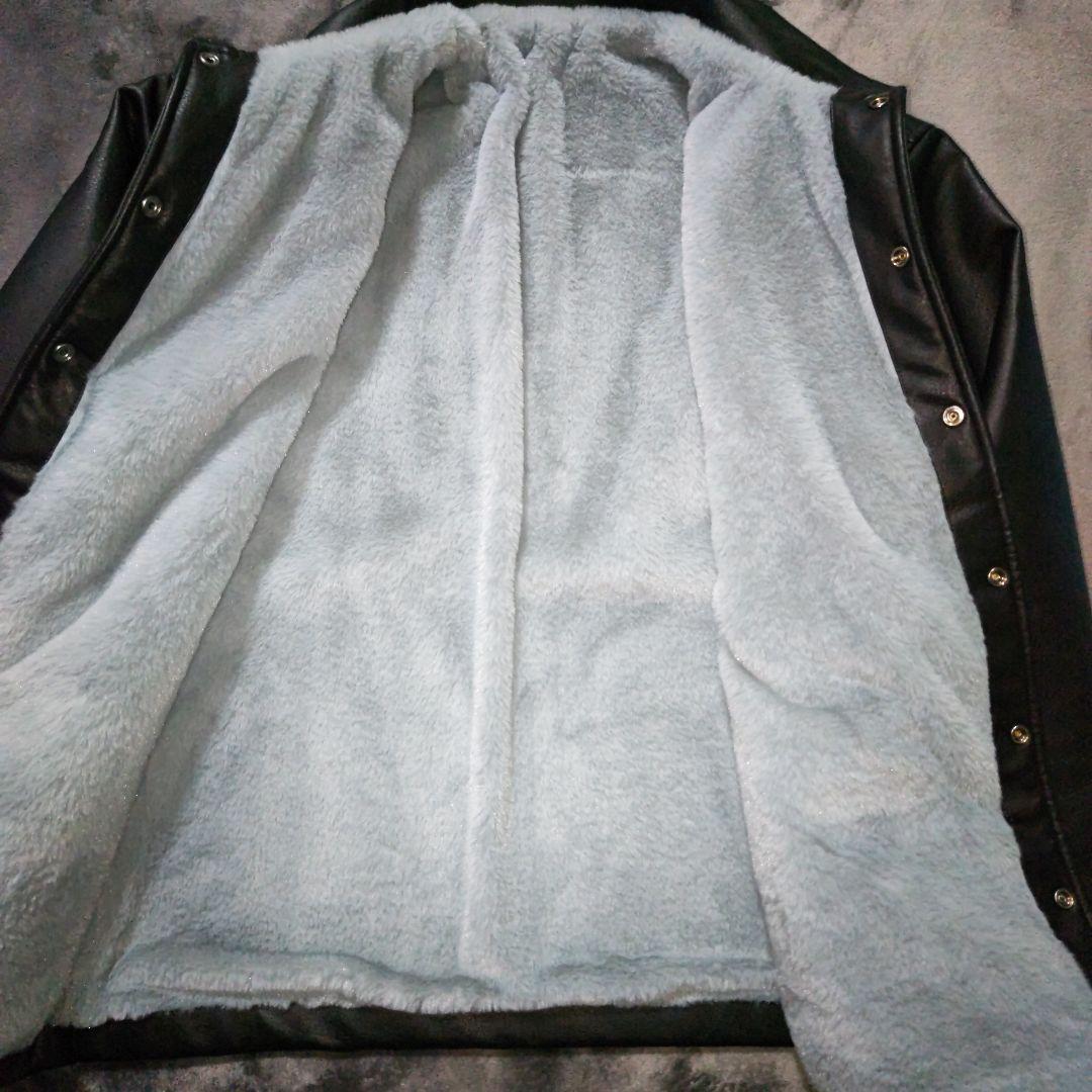 超希少Mサイズ ROLLER MAGAZINE フェイクレザーコーチジャケット