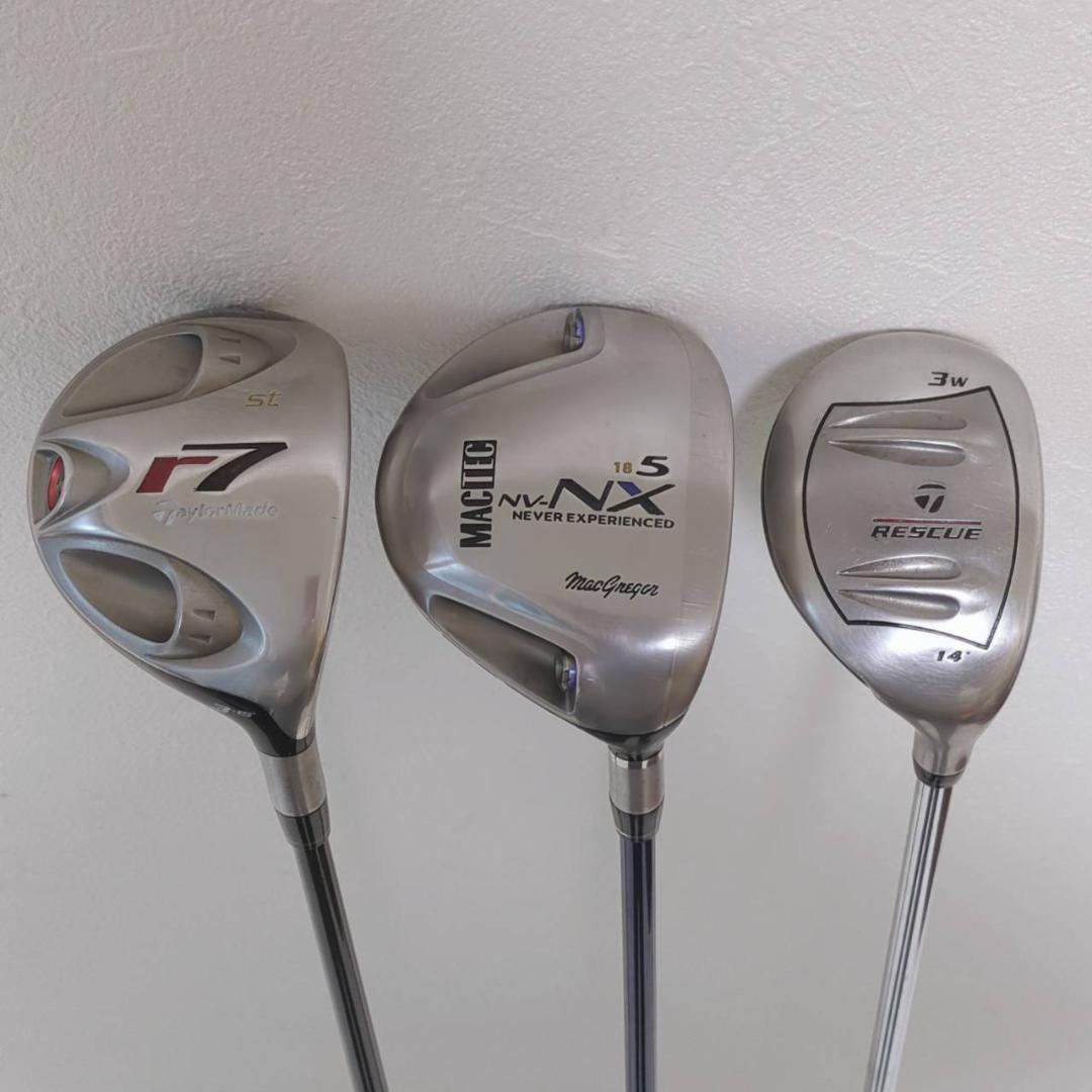 送料込み　ゴルフクラブ　テーラーメイド　オデッセイ他　メンズ ゴルフクラブセット