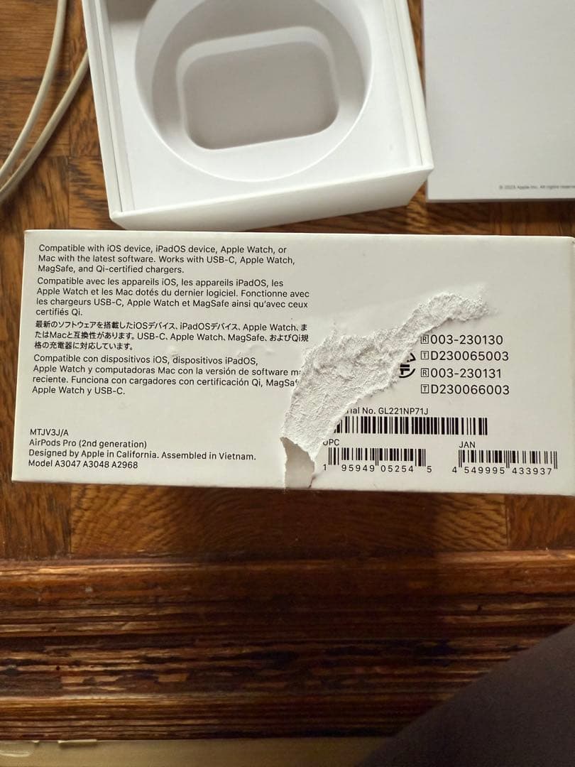 AirPods pro 第2世代usbc本体 左耳紛失