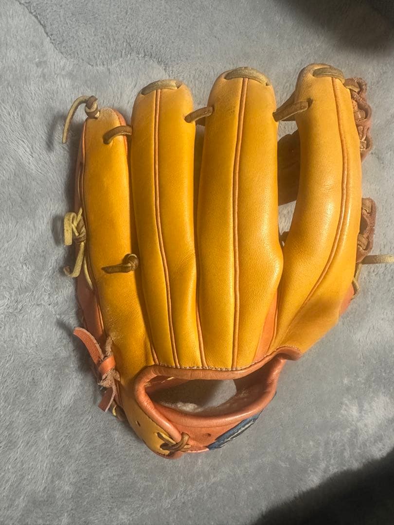 Slugger 軟式グローブ 右投げ用 オレンジ/イエロー