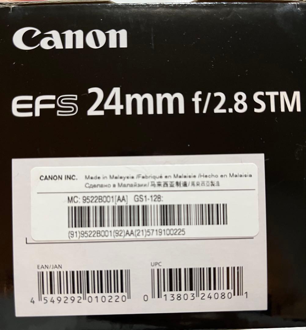レンズ(単焦点) Canon EF-S 24mm f/2.8 STM