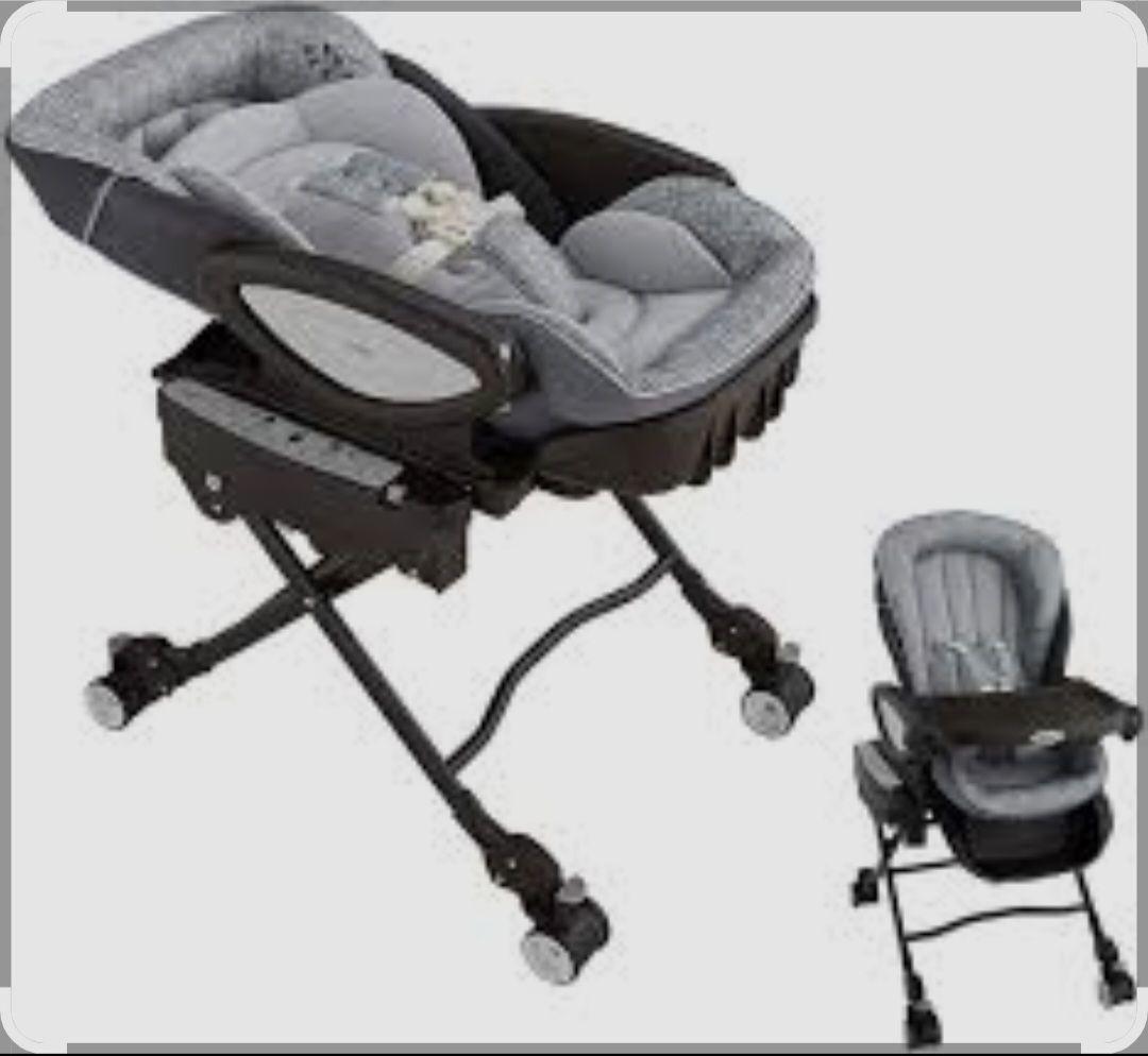 調整可能なグレーのベビーラック