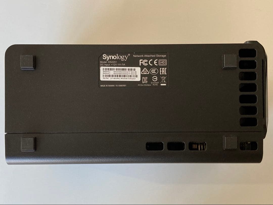 外付けハードディスク・ドライブ Synology DS220+