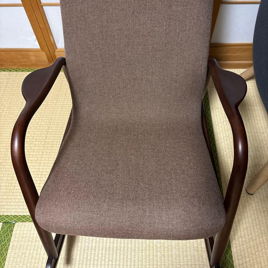 c*a様 （最終値下）秋田木工　ブラウン ロッキングチェア　椅子　家具　高級