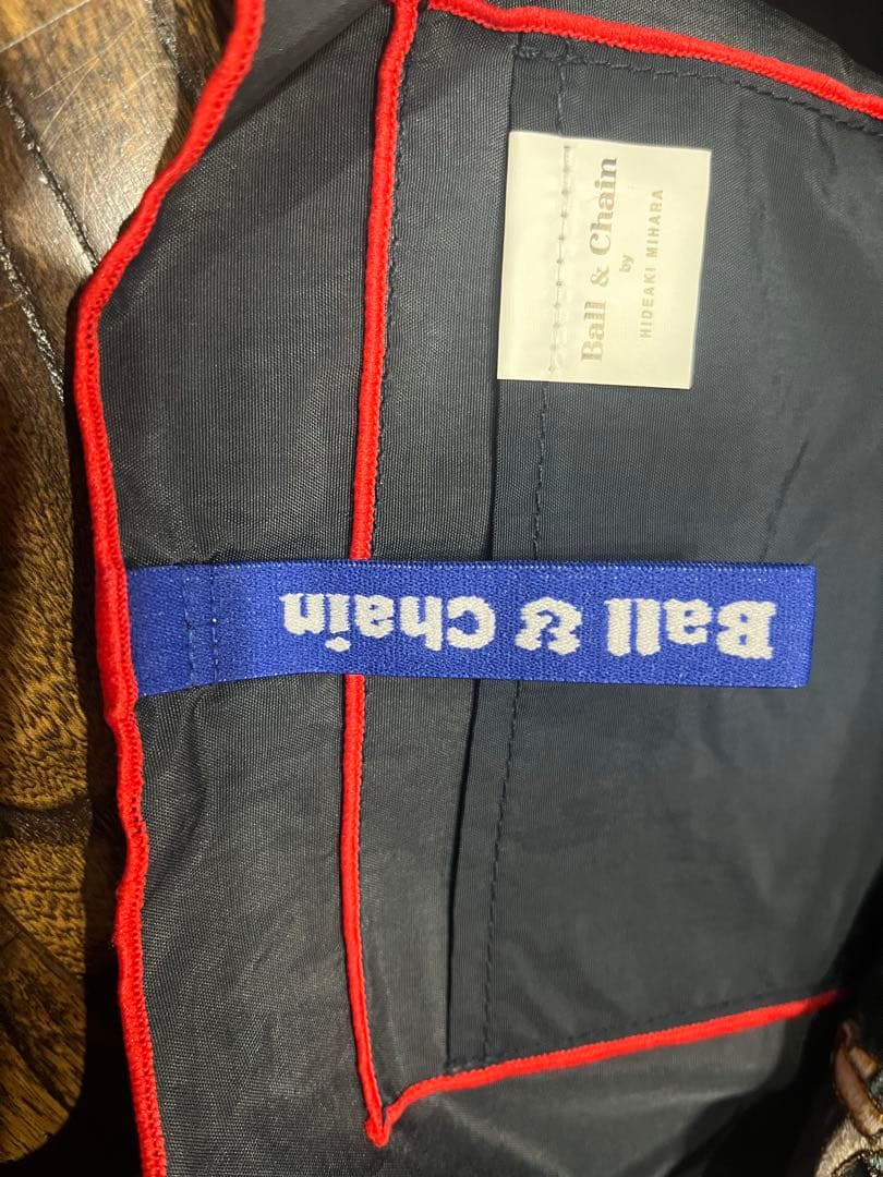 正規品 ボールアンドチェーン エコバッグ 刺繍 L サブバッグ 折りたたみ