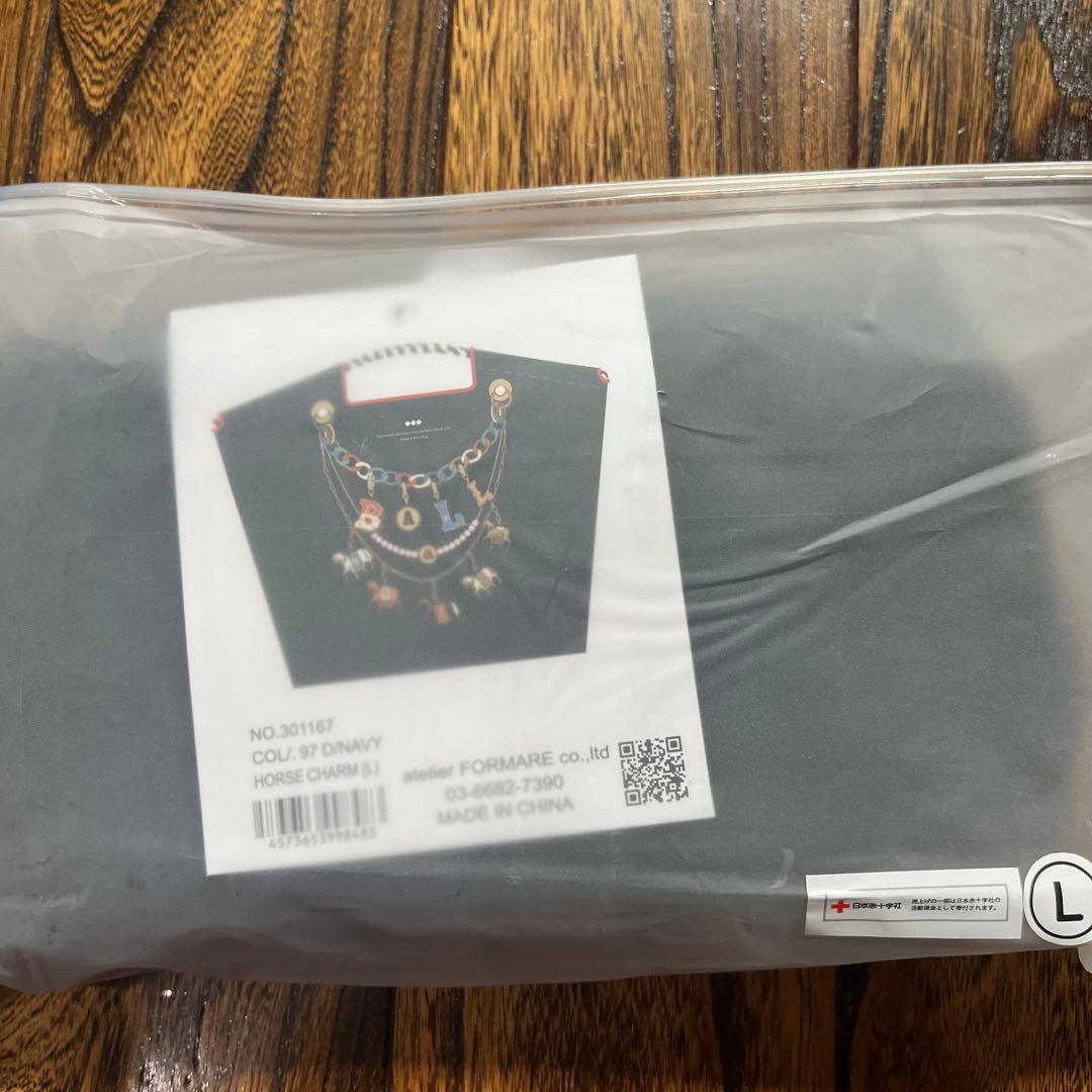 正規品 ボールアンドチェーン エコバッグ 刺繍 L サブバッグ 折りたたみ